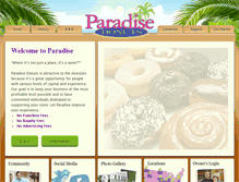 Tablet Screenshot of paradisedonuts.com